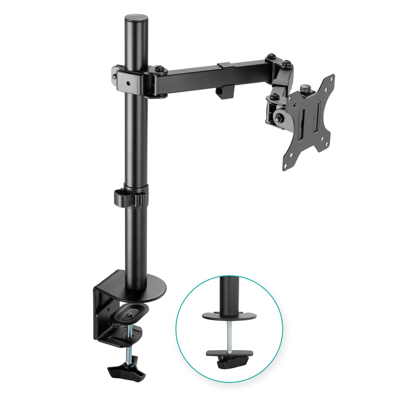 mbeat® activiva ErgoLife Single Monitor Screen Double Joint Monitor Arm Fit Screen Screen:13''- 32'' Detachable VESA Net Weight3kg