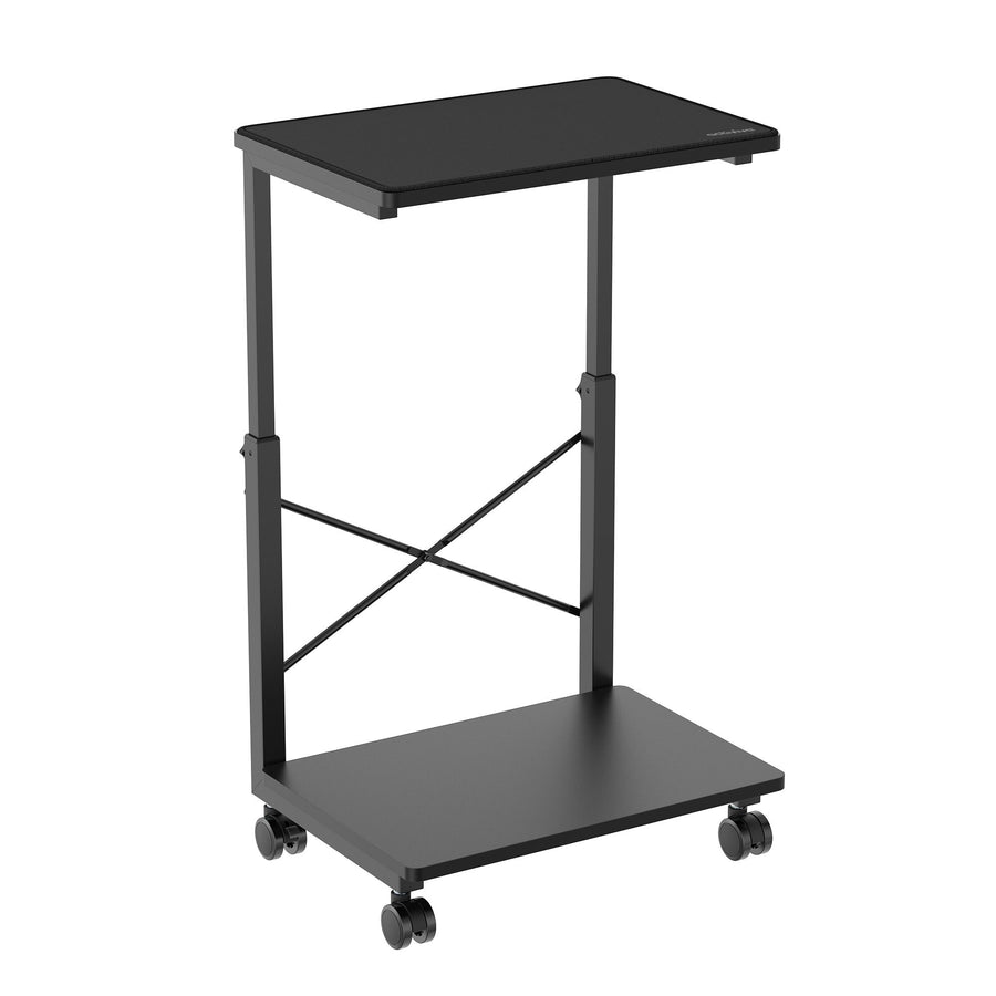 mbeat® activiva Height Adjustable PC & Printer Storage Stand Black Adjustable Shelf Height: 55/60/65/79/75/80/85cm Package Weight: 8.10kg