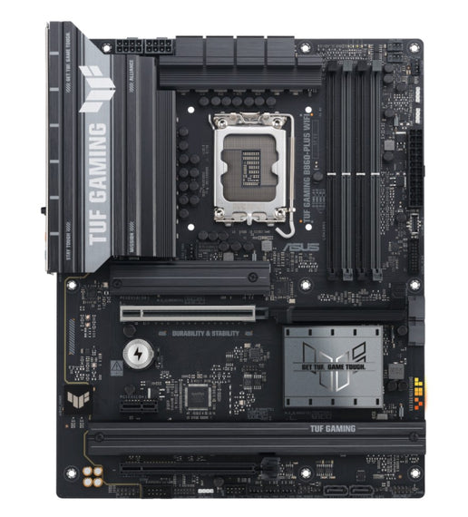 ASUS TUF GAMING B860-PLUS WIFI LGA1851 ATX Motherboard 256GB, 4x DDR5, 1 x PCIe 5.0, 3 x M.2 slots, 4 x SATA, WiFi 7, 1 x HDMI, 1 x DP