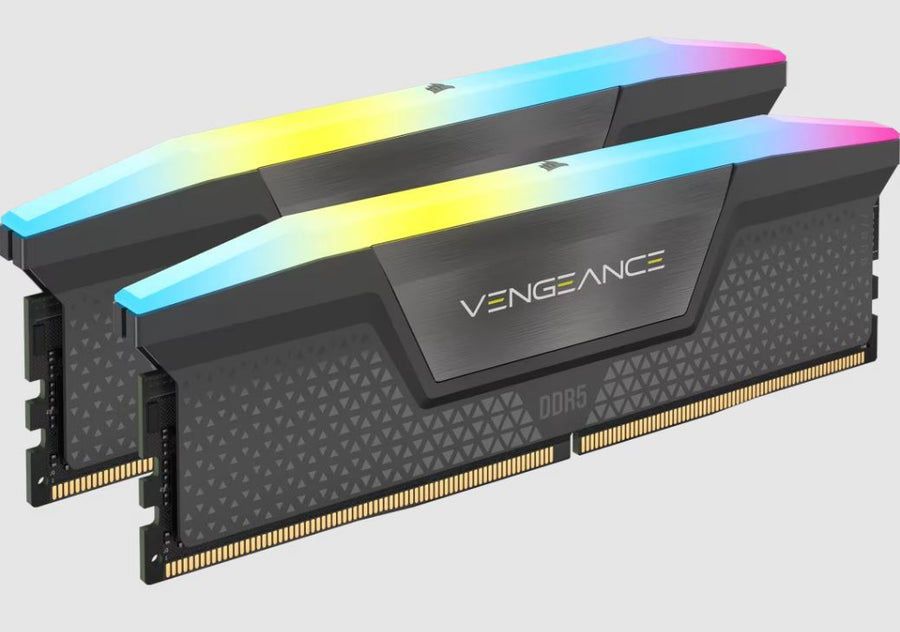 Corsair VENGEANCE® RGB 64GB (2x32GB) DDR5 DRAM 6000MT/s CL30 AMD EXPO & Intel XMP Memory Kit