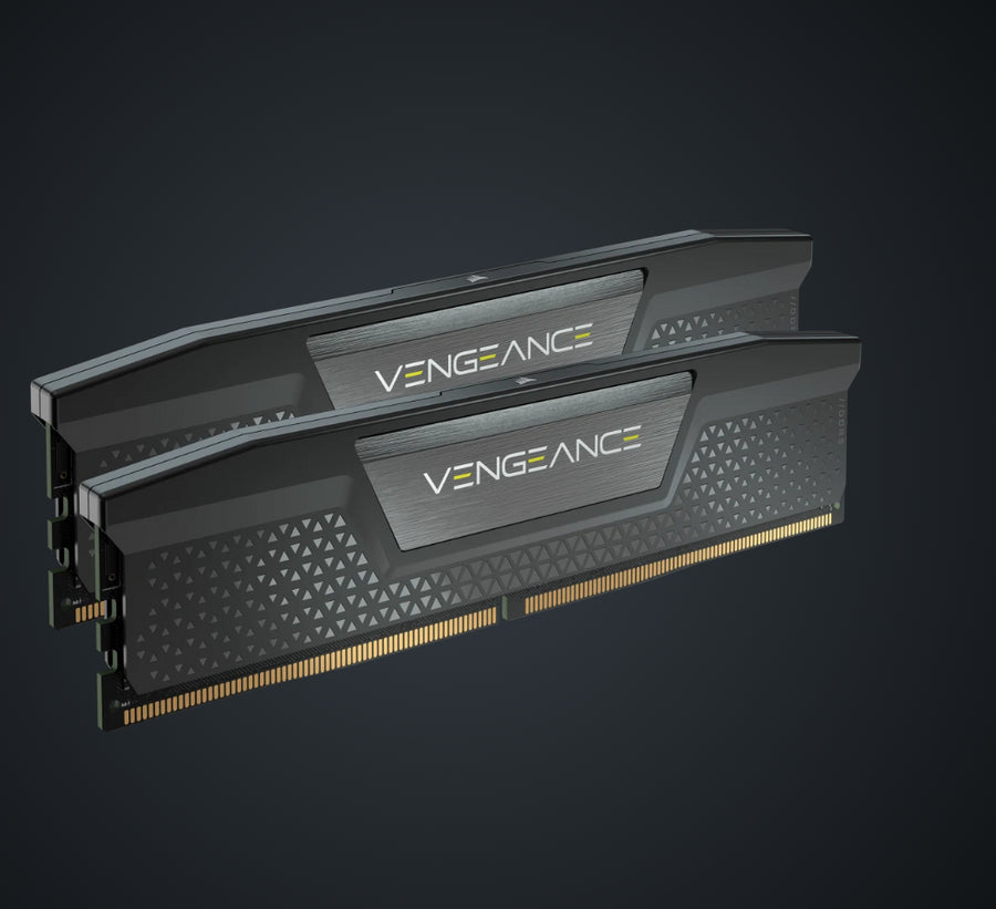 Corsair Vengeance RGB 32GB (2x16GB) DDR5 UDIMM 6000MHz CL30 1.4V Desktop Gaming Memory Black