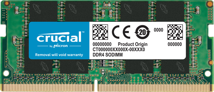 Crucial 8GB (1x8GB) DDR4 SODIMM 3200MHz CL22 1.2V Notebook Laptop Memory RAM ~CT8G4SFS832A