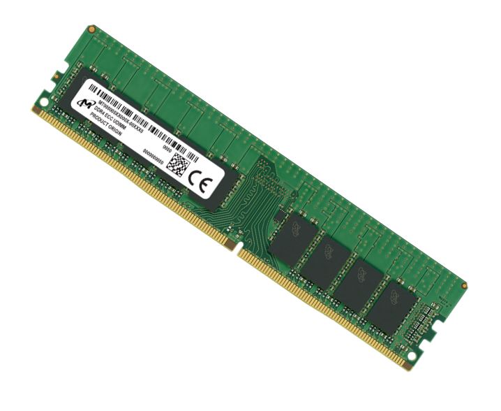 Micron 16GB (1x16GB) DDR4 ECC UDIMM 3200MHz CL22 2Rx8 ECC Unbuffered Server Memory 3yr wty