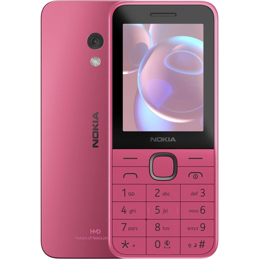 Nokia 225 4G - Pink(1GF025FPC2L05)*AU STOCK*, 2.4' , 64MB/128MB, 0.3MP, Dual SIM, 1150mAh Removable, Bluetooth v5.0, 2 Years Warranty