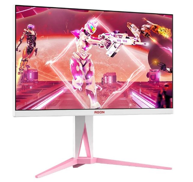 AGON AG275QXR 27' Pink 1ms 170hz, IPS  2560 × 1440 (QHD), Free-Sync Premium HDR 400 ,HDMI2.0,DP, USB hub 3.2 x 2 Special Edition Monitor (LS)