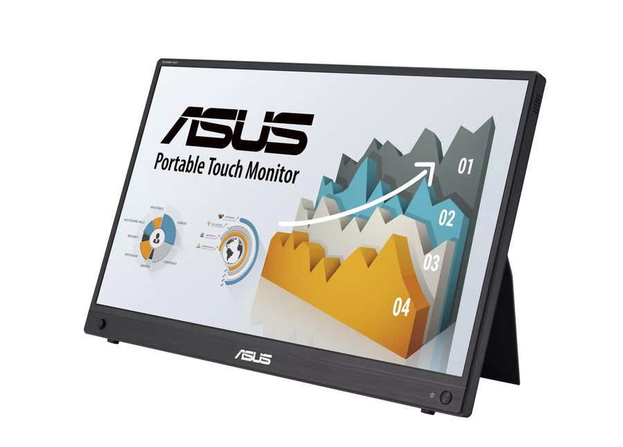 ASUS MB16AMTR 16'' ZenScreen Touch Portable Monitor, FHD (1920 x 1080), IPS, 10-point touch, Built-in Battery, Hybrid Signal Solution, Mini-HDMI