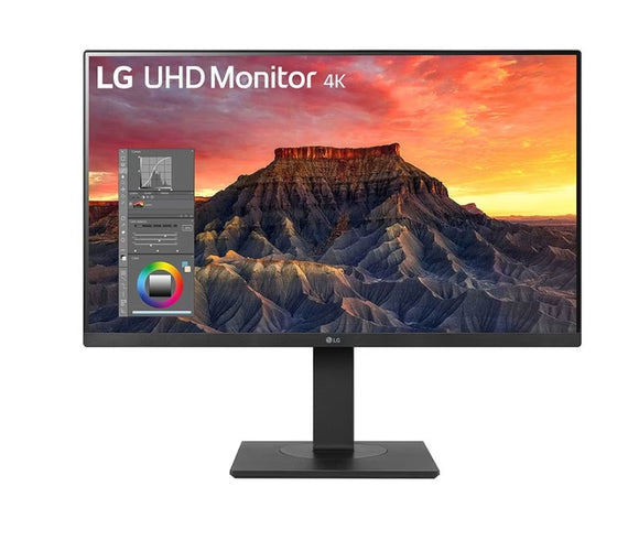 LG 27' IPS 5ms 4K UHD HDR400 FreeSync 3-Side Borderless Monitor w/ArcLine HAS - HDMI,DP, USB-C 90w PD,USB3 x2 Speaker, VESA 100mm, Height Adjustable