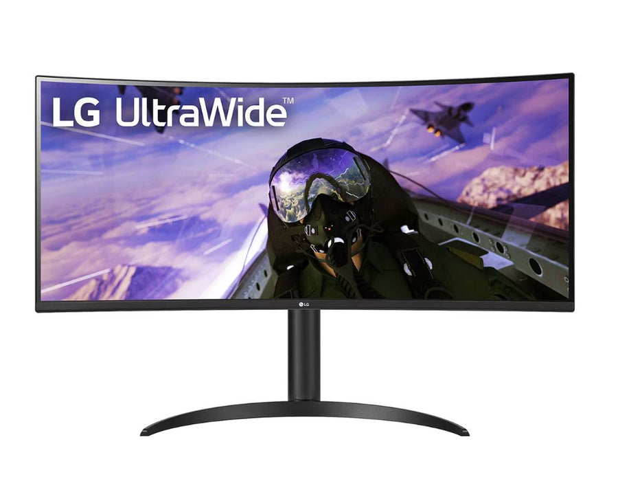 LG 34'Ultra Wide Curved 21:9,  3440 x 1440,  HDR 10, 1ms, 160hz, Speaker x 2, Freesync Office, Media, Gaming Monitor (LS)