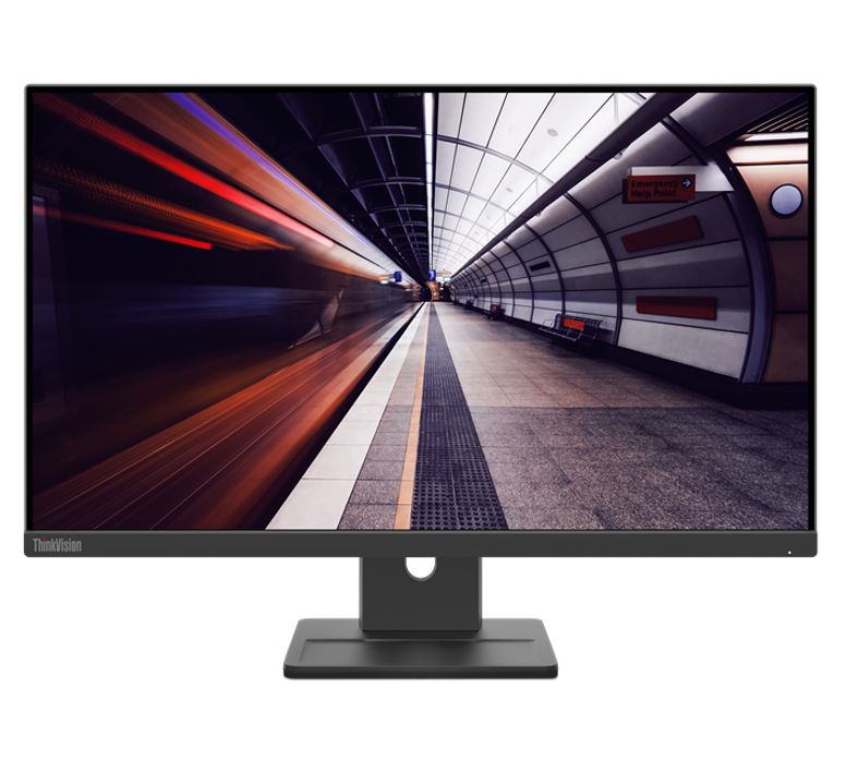 LENOVO ThinkVision E24-30 23.8'/24' 100Hz FHD IPS Monitor 1920x1080 16:9 4ms Height Adjust Tilt Pivot Swivel HDMI DP VGA Speakers VESA ~62C7MAR4AU