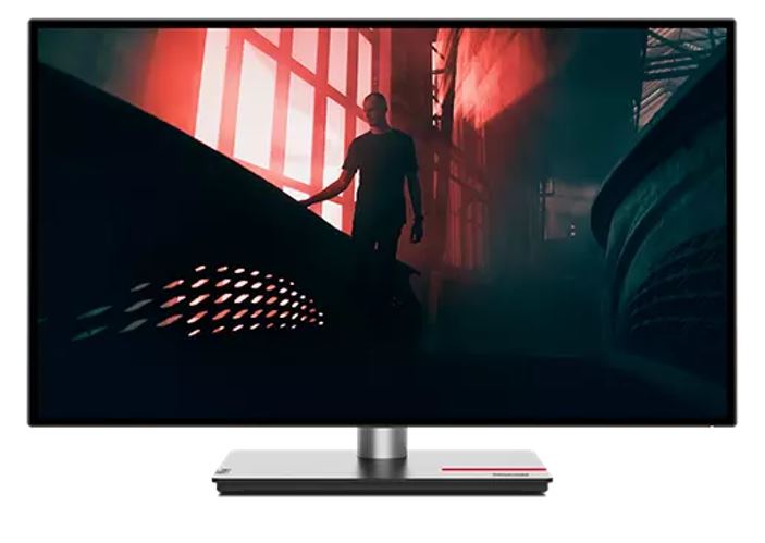 LENOVO ThinkVision P27h-30 27' 60Hz QHD 100Hz IPS Monitor 2560x1440 4ms 16:9 Tilt Swivel Pivot Lift Height-Adjustable HDMI DP USB Audio Out VESA 3yrs