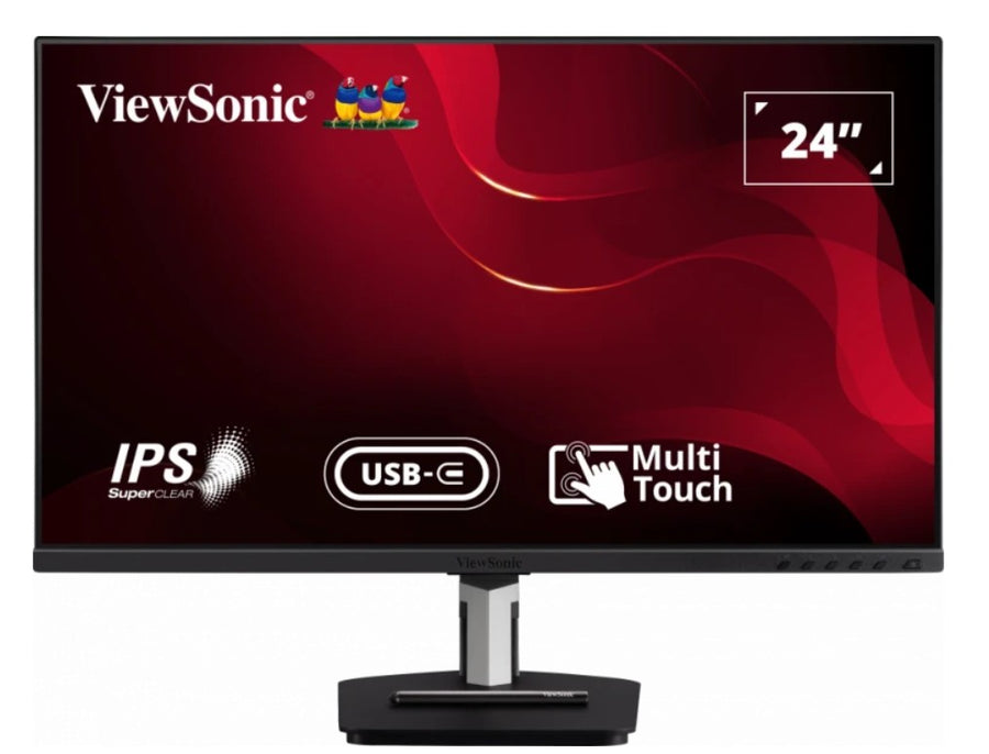 ViewSonic 24' TD2455 In-Cell 10 Point Touch Monitor with USB Type-C Input and Advanced Ergonomics, POS, Education. Shopping Centre, Real Estate, TAB