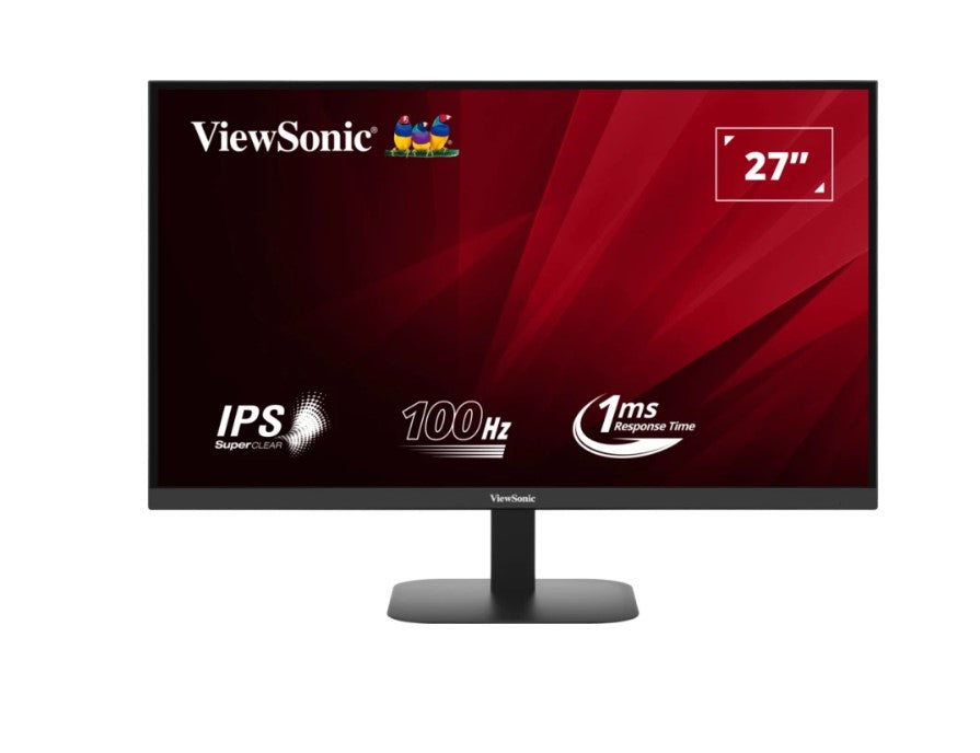 ViewSonic 27' 2K QHD 2560 X 1440, 100hz, SuperClear IPS, 1ms, HDR10, 2 x Speakers, Seamless viewing, HDMI 2.0, DP x 1, Audio, Eco Mode VES 75, Monitor