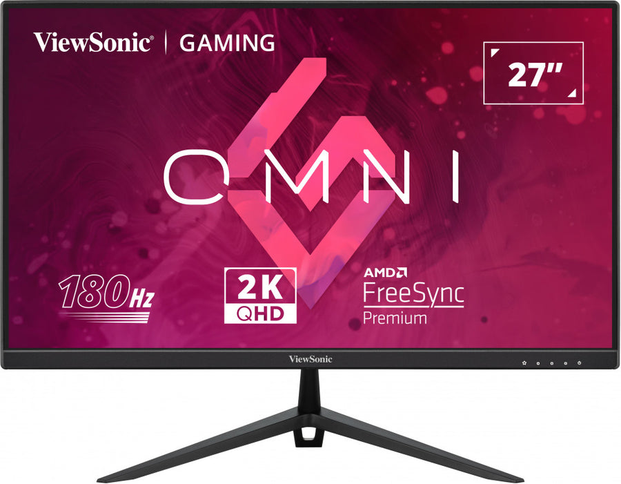 ViewSonic VX2728-2K 27' 2K QHD 2560 x 1440, 0.5ms, 180hz Super Clear IPS, HDR10, DP, HDMI, Adaptive Sync, VESA, Speakers Office & Gaming Monitor