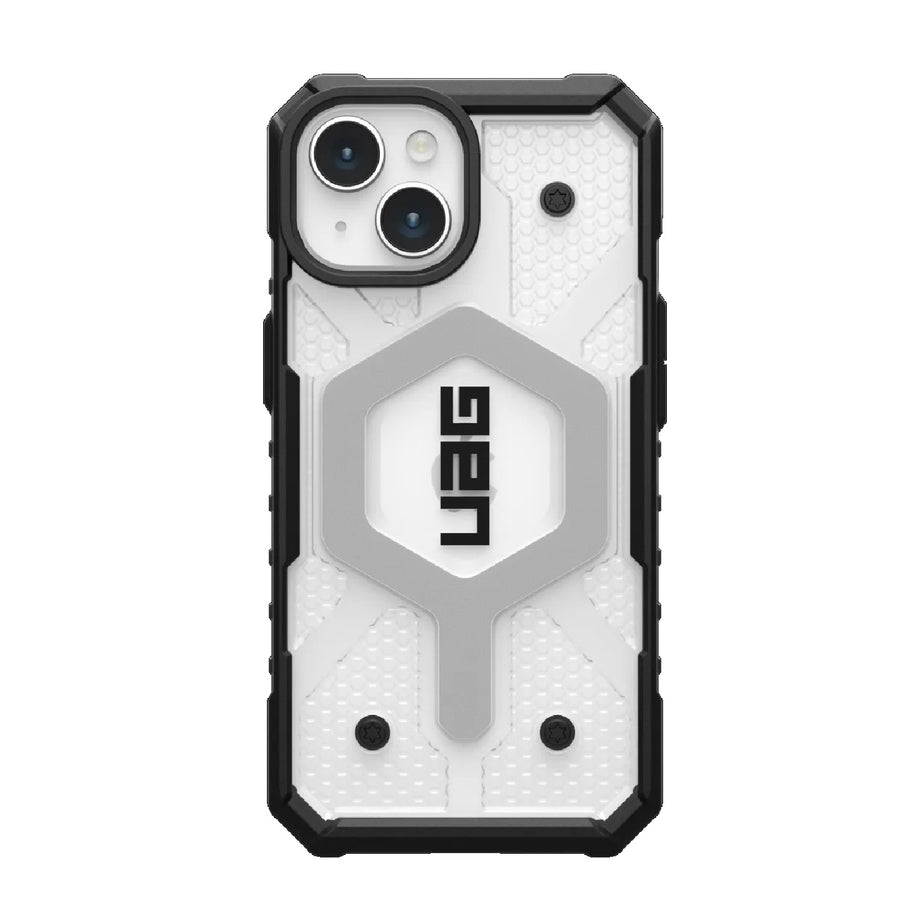 UAG Pathfinder MagSafe Apple iPhone 15 (6.1') Rugged Case - Ice (114291114343), 18ft. Drop Protection (5.4M), Tactical Grip, 10 Years Warranty