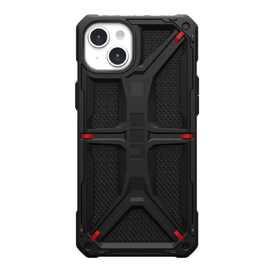 UAG Monarch Kevlar Apple iPhone 15 Plus (6.7') Rugged Case - Kevlar Black (114309113940), 20ft. Drop Protection (6M), 10 Years Warranty