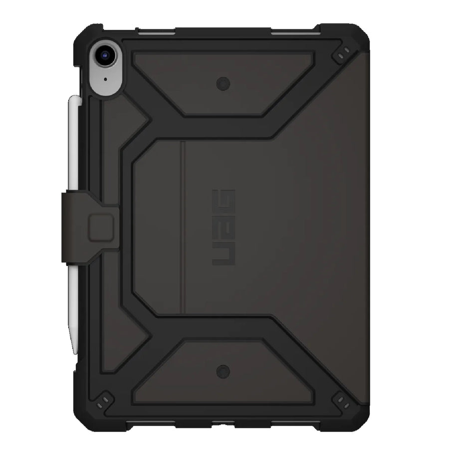 UAG Metropolis SE Apple iPad 11th (A16) / 10th Gen Folio Rugged Case - Black (12339X114040), DROP+ Military Standard, Adjustable Stand, 1 Year Warrant