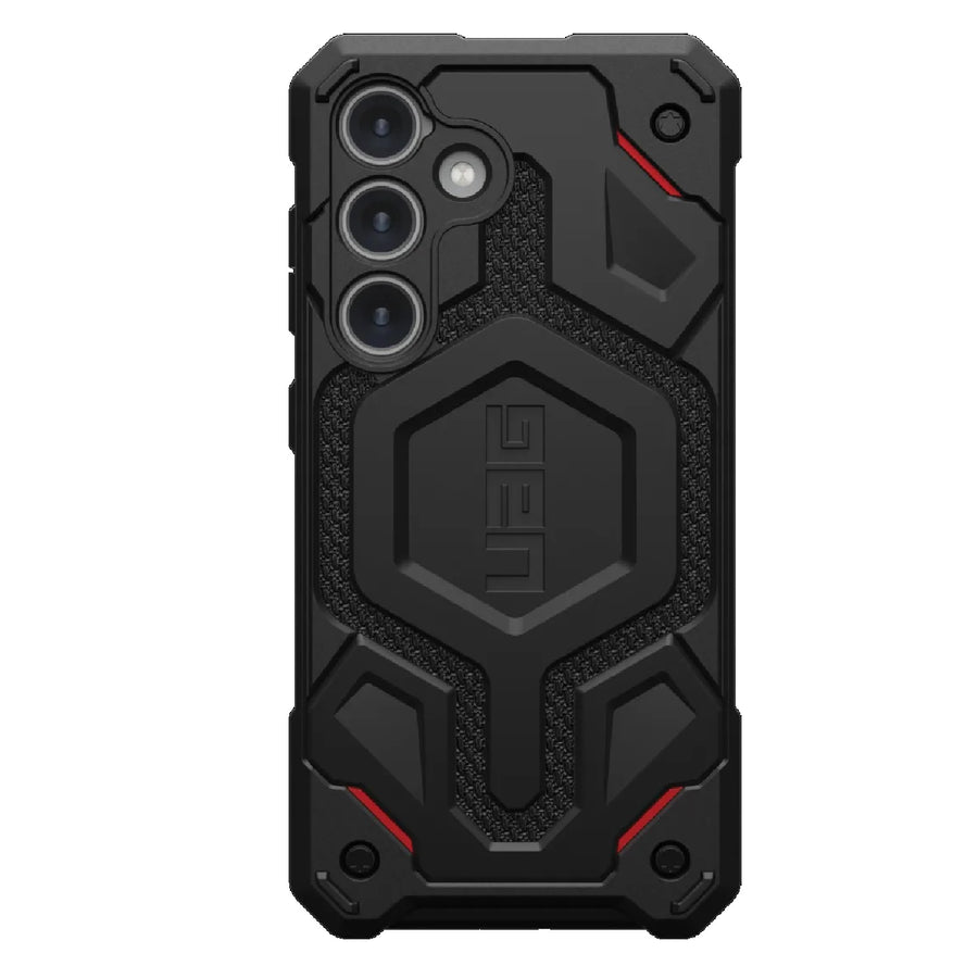 UAG Monarch Pro Magnetic Kevlar Samsung Galaxy S24 5G (6.2') Rugged Case - Black (214412113940), 25ft. Drop Protection (7.6M), 10 Years Warranty