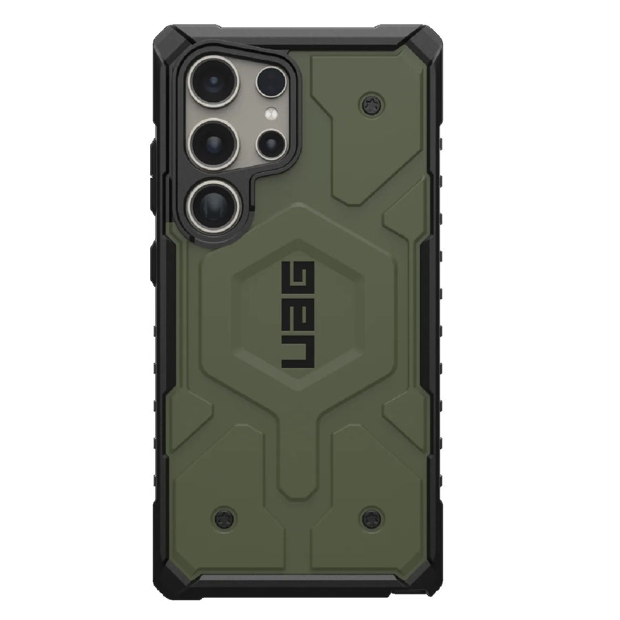 UAG Pathfinder Pro Magnetic Samsung Galaxy S24 Ultra 5G (6.8') Rugged Case - Olive Drab (214424117272), 18ft. Drop Protection (5.4M),10 Years Warranty