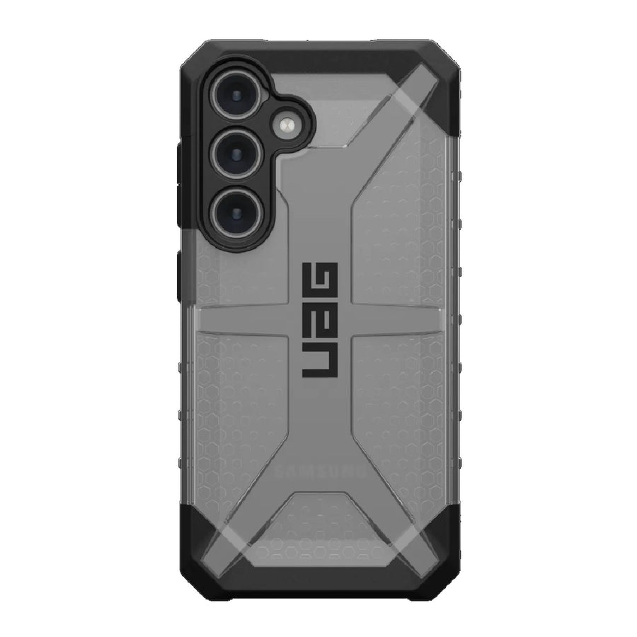 UAG Plasma Samsung Galaxy S24+ 5G (6.7') Rugged Case - Ice (214434114343), 16ft. Drop Protection (4.8M), Raised Screen Surround, 10 Years Warranty