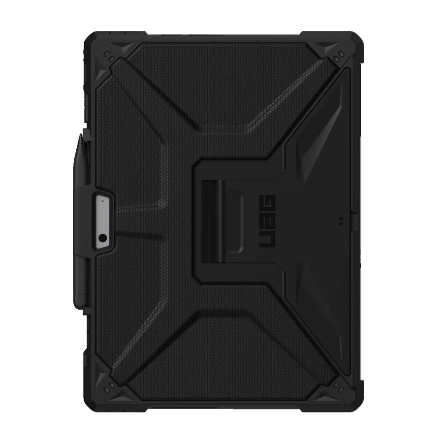 UAG Metropolis Microsoft Surface Pro 11/Pro 10/Pro 9 Rugged Case - Black (324013114040), DROP+ Military Standard, Armored Shell, 10 Years Warranty