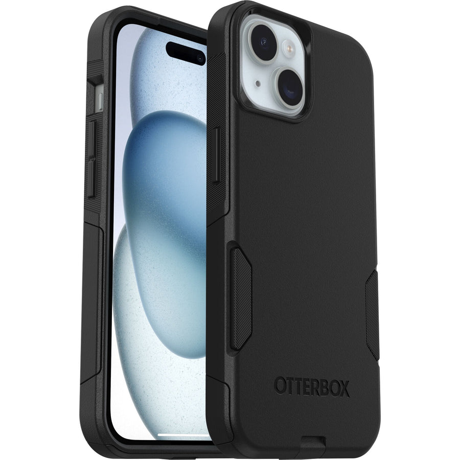 OtterBox Commuter Apple iPhone 16e/ iPhone 15 / iPhone 14 / iPhone 13 (6.1') Case Black - (77-92605), DROP+ 3X Military Standard, 7 Years Warranty