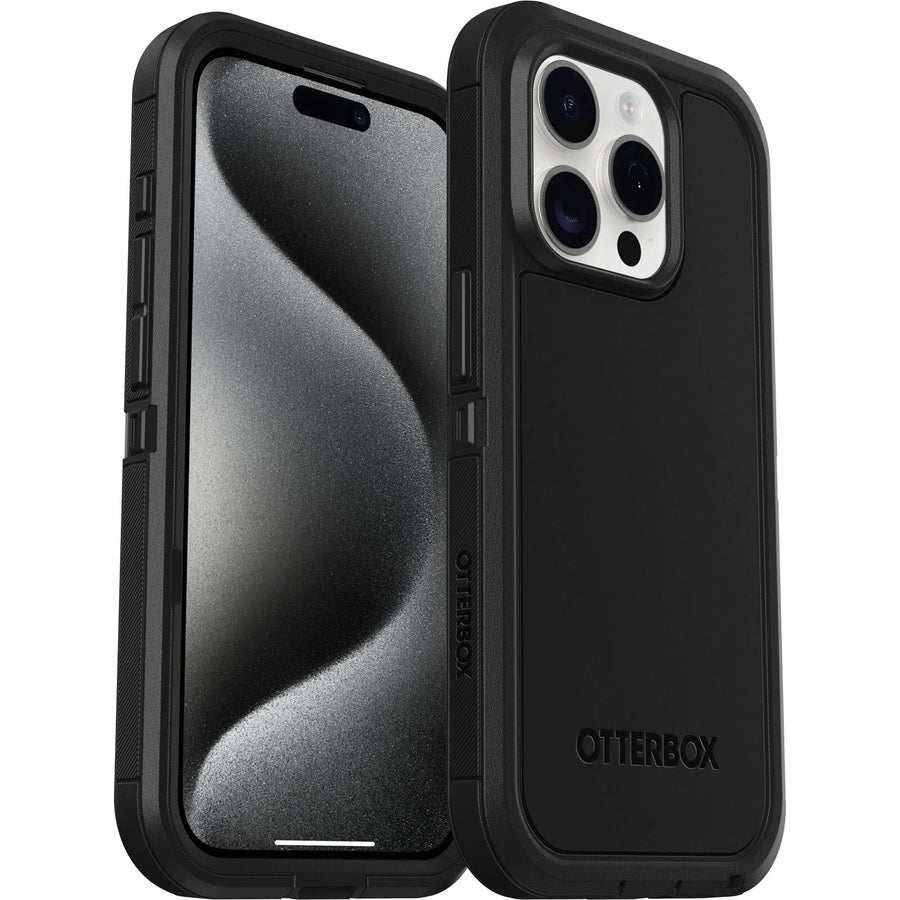 OtterBox Defender XT MagSafe Apple iPhone 15 Pro (6.1') Case Black - (77-92956), DROP+ 5X Military Standard, Multi-Layer, 7 Years Warranty