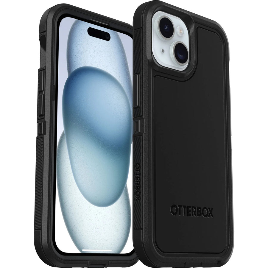 OtterBox Defender XT MagSafe Apple iPhone 16e / iPhone 15 / iPhone 14 / iPhone 13 (6.1') Case Black - (77-92971), Raised Edges, 7 Years Warranty