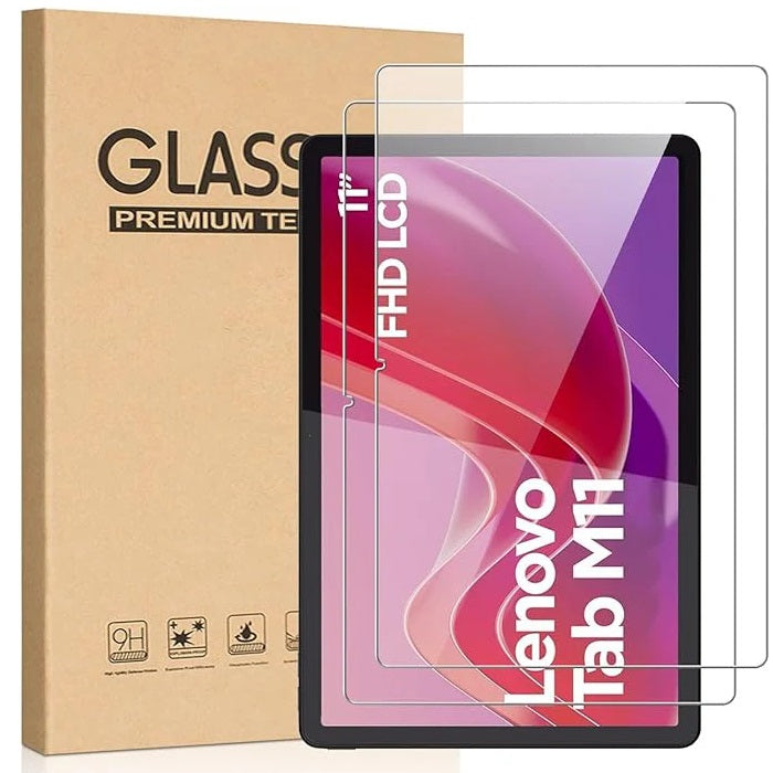 Pisen Lenovo Tab M11 (11') Premium Tempered Glass Screen Protector - Anti-Glare, Durable, Scratch Resistant, Dust Repelling, Ultra Clear, Non-Adhesive