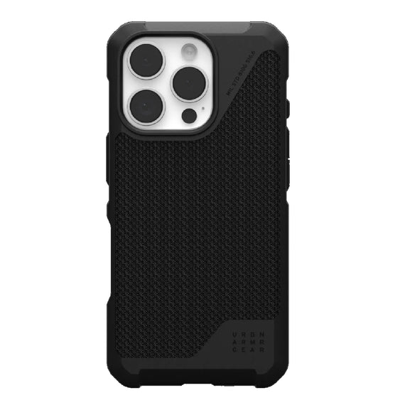 UAG Metropolis LT Magsafe Apple iPhone 16 Pro Max (6.9') Rugged Case - Kevlar Black (114453113940),18ft. Drop Protection (5.4M), 10 Years Warranty