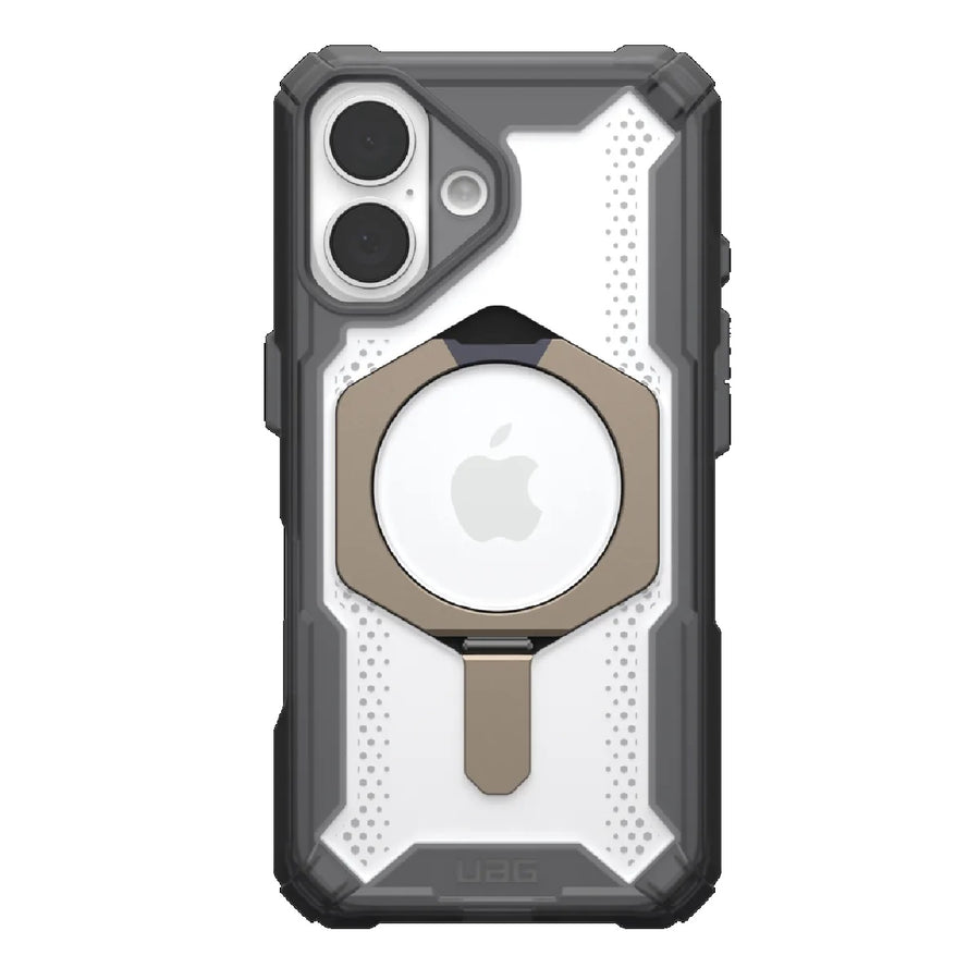 UAG Plasma XTE MagSafe Apple iPhone 16 (6.1') Rugged Case - Ash/Titanium (114476113136),20ft. Drop Protection (4.8M),Enhanced Corners, 1 Year Warranty