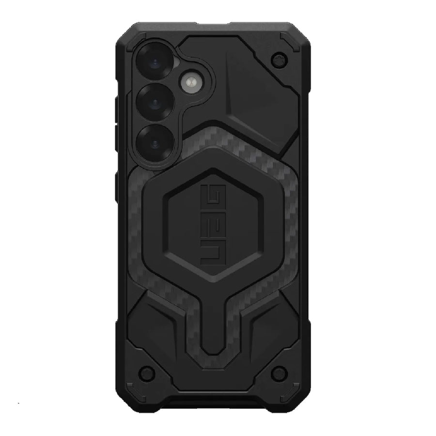 UAG Monarch Pro Samsung Galaxy S25 5G (6.2') Rugged Case Carbon Fiber (214463114242), 20ft. Drop Protection (6M), Multiple Layers, 10 Years Warranty