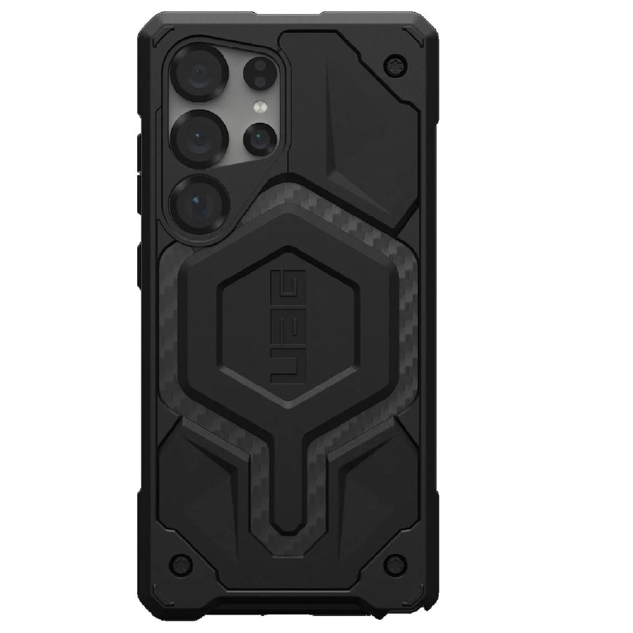 UAG Monarch Pro Samsung Galaxy S25 Ultra 5G (6.9') Rugged Case - Carbon Fiber (214461114242), 20ft. Drop Protection (6M), 10 Years Warranty