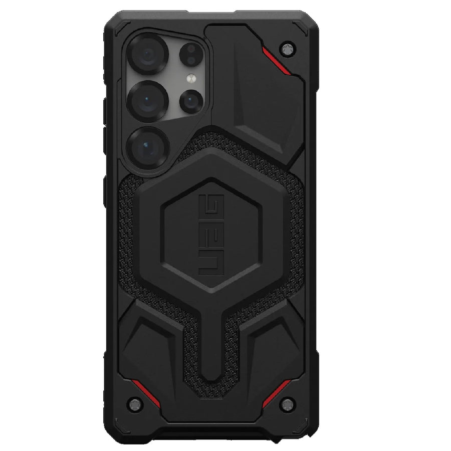 UAG Monarch Pro Samsung Galaxy S25 Ultra 5G (6.9') Rugged Case - Kevlar Black (214461113940), 20ft. Drop Protection (6M), 10 Years Warranty