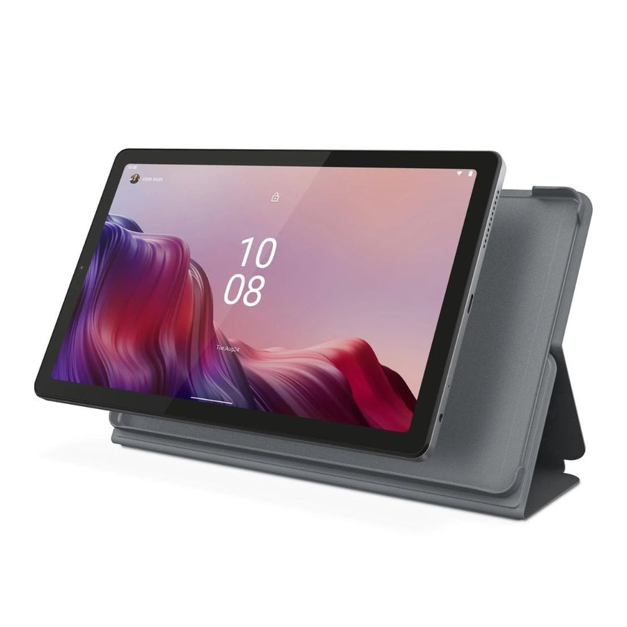 Lenovo Tab M9 Folio Case - Grey (ZG38C04869), All Around Protection, Brimless Style,Dual Mode Stand, Protective Film Include, 1 Year Warranty