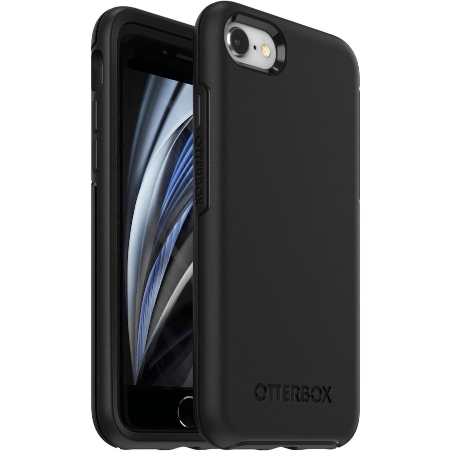 OtterBox Symmetry Apple iPhone SE (3rd & 2nd Gen) and iPhone 8/7 Case Black - (77-56669), DROP+ 3X Military Standard, Raised Edges, 7 Years Warranty