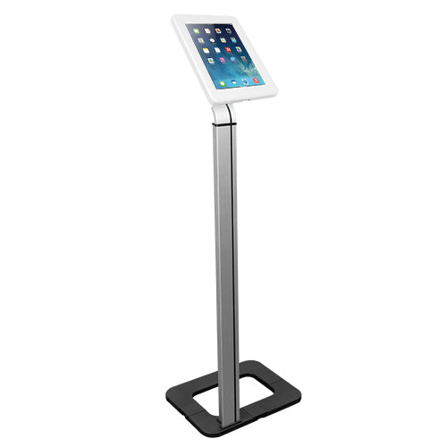 Brateck Anti-theft Tablet Kiosk Floor Stand with Aluminum Base Fit Screen Size  9.7'-10.1' (LS)