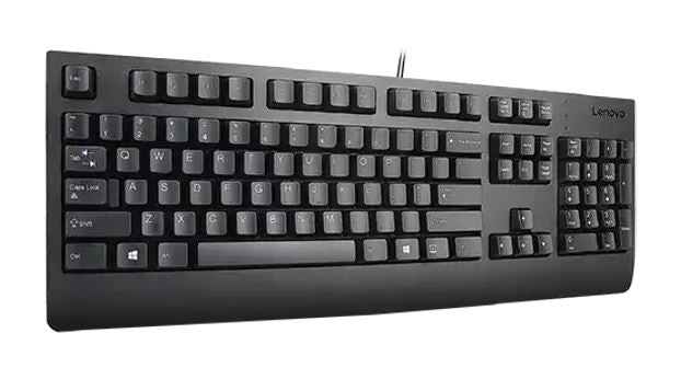 LENOVO Preferred Pro II USB Keyboard Black 3-zone layout Plunger domed switch keys Adjustable tilt legs  US English