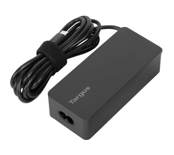 Targus 65W USB-C Charger Power Delivery Charge USB-C Laptop Tablet Mobile Phone Built-in Power Supply Protection 1.8M Cable 2yrs wty