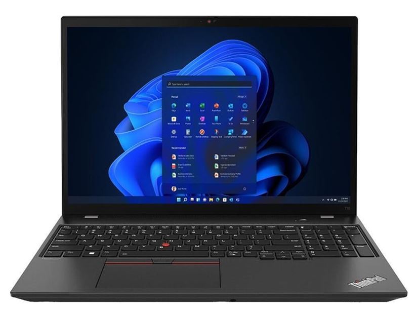 LENOVO ThinkPad T16 16' WUXGA IR Intel i5-1335U 16GB 256GB SSD Windows 11 PRO Iris Xe WIFI6E LAN Thunderbolt Fingerprint 3yr OS wty 1.6kg +512GB~15.6'