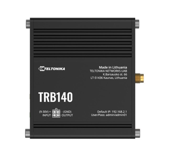 Teltonika TRB160 4G LTE CAT 6 IoT Gateway, Ultra-Small, Lightweight, Energy-Efficient, Cellular Speeds of up to 300 Mbps, USB Type-C, PSU included