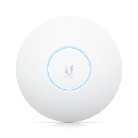 Ubiquiti UniFi U6-Enterprise WiFi 6E 4x4 MIMO PoE+ Access Point,140m Coverage,600+ Device&2.5GbE Uplink, Ceiling Mount,For High-Density, 2Yr Warr
