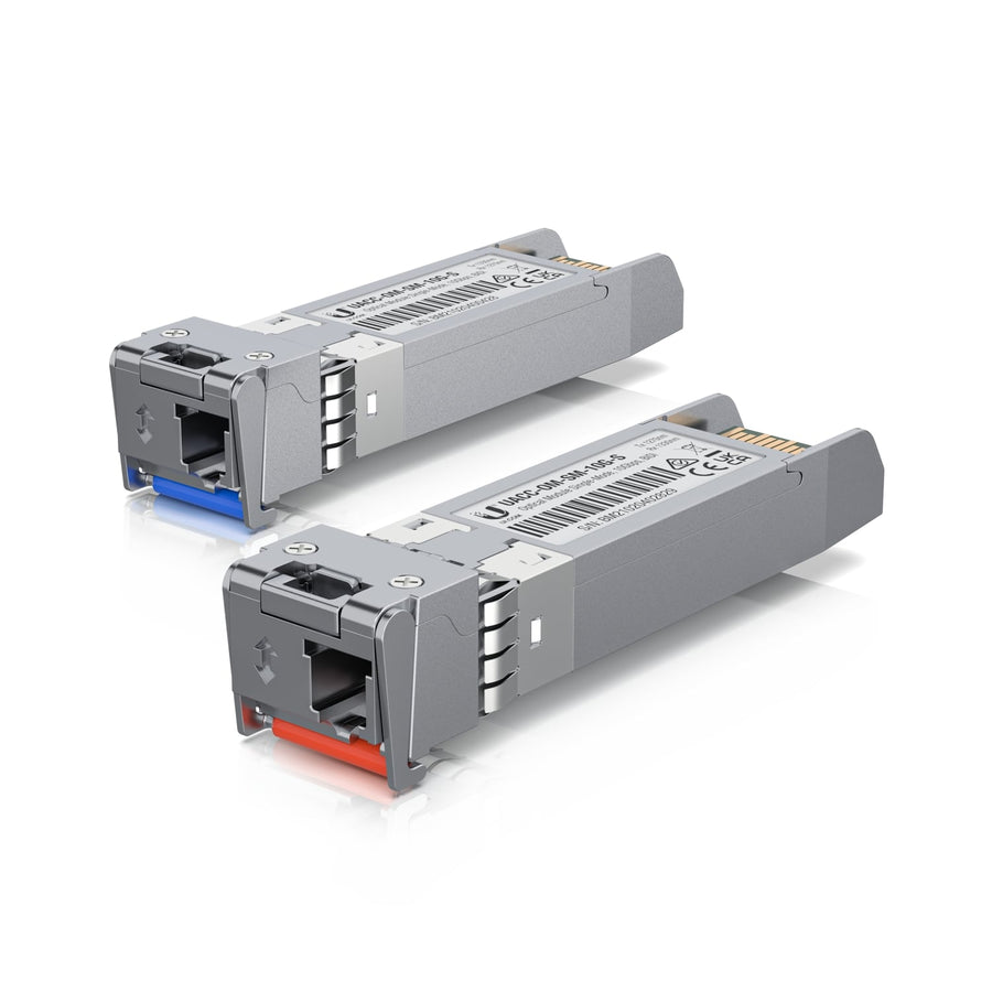 Ubiquiti UFiber SFP+ Single-Mode Module, 10G BiDi,  2 Pack, Same 10 Gbps Speed, Less Cable Required (Single Strand, LC Connector), 2Yr Warr