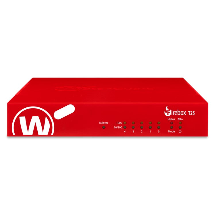 WatchGuard Firebox T25 with 1-yr Basic Security Suite