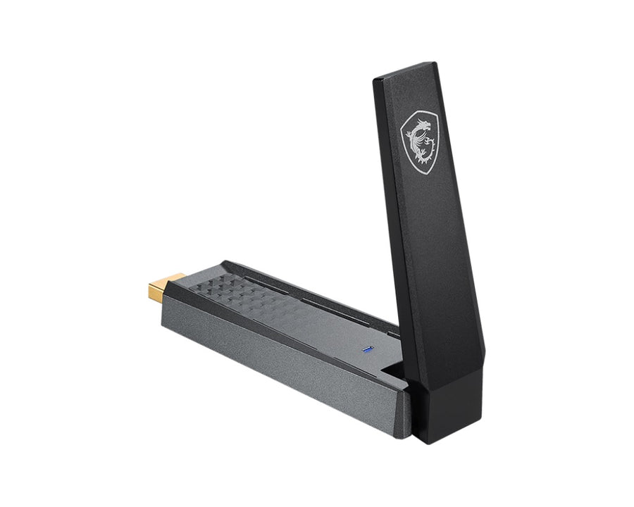 MSI AX1800 WiFi USB Adapter, 2.4GHz / 5GHz, Best performance with USB 3.0 port; compatible with USB 1.0 and USB 2.0