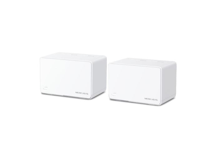 Mercusys Halo H80X(2-pack) AX3000 Whole Home Mesh Wi-Fi 6 System, 3000 Mbps Dual Band Wi-Fi, Up to 460 Square Meters, 574/2402 Mbps, MU-MIMO (WIFI6)