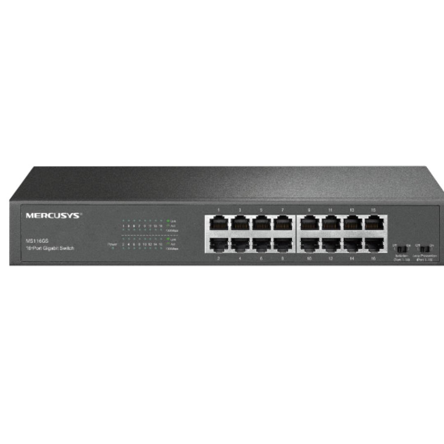 Mercusys MS116GS 16-Port Gigabit Desktop/Rackmount Switch