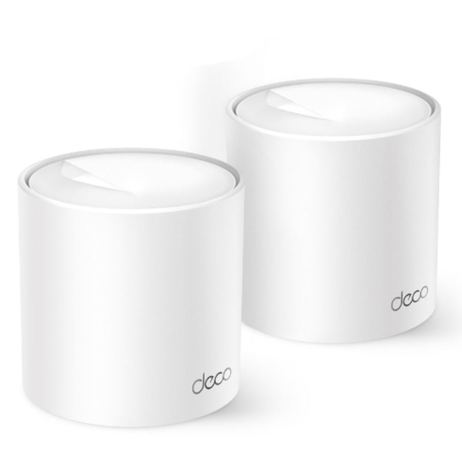 TP-Link Deco X1500(2-pack) AX1500 Whole Home Mesh Wi-Fi 6 System, 300 Mbps at 2.4 GHz + 1201 Mbps at 5 GHz