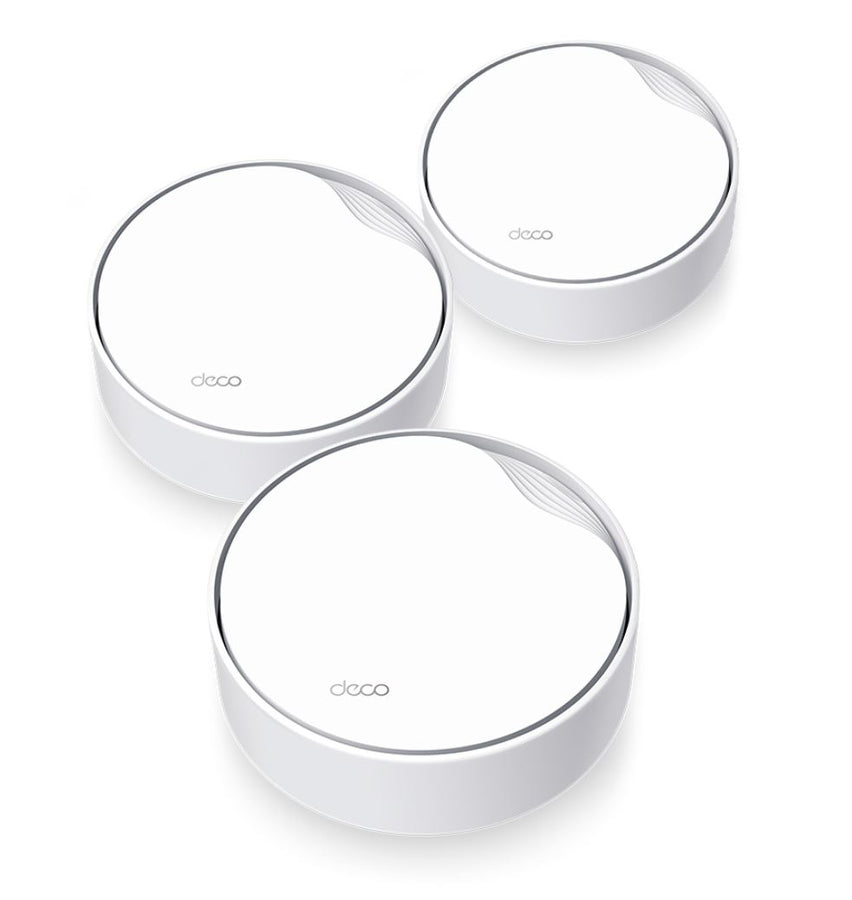 TP-Link Deco X50-PoE(3-pack) AX3000 Whole Home Mesh WiFi 6 System with PoE,  574 Mbps at 2.4 GHz + 2402 Mbps at 5 GHz