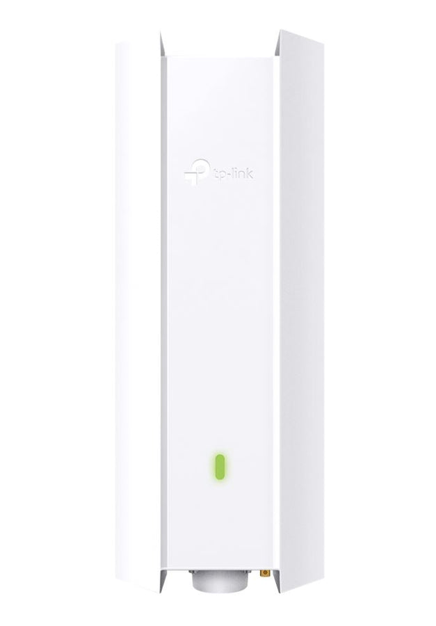 TP-Link EAP623-Outdoor HD Omada AX1800 Indoor/Outdoor Wi-Fi 6 Access Point, Up to 1.8 Gbps WiFi 6 Speeds: 574 Mbps on 2.4 GHz + 1201 Mbps on 5 GHz.