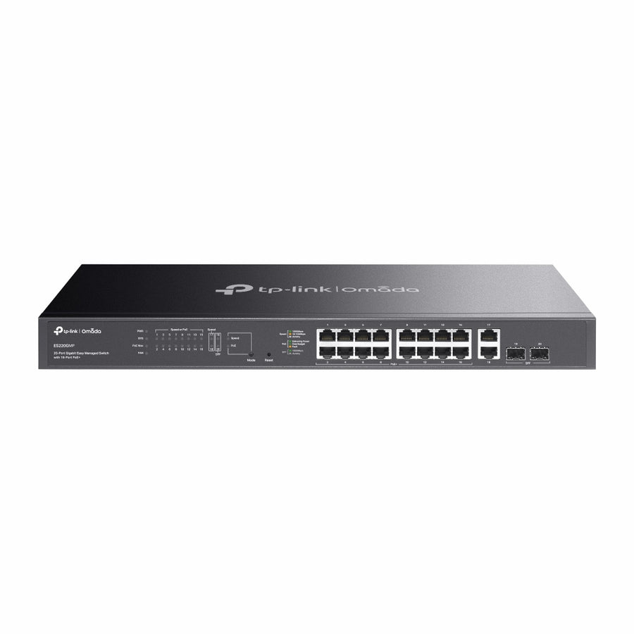 TP-Link ES220GMP Omada 20-Port Gigabit Easy Managed Switch with 16-Port PoE+